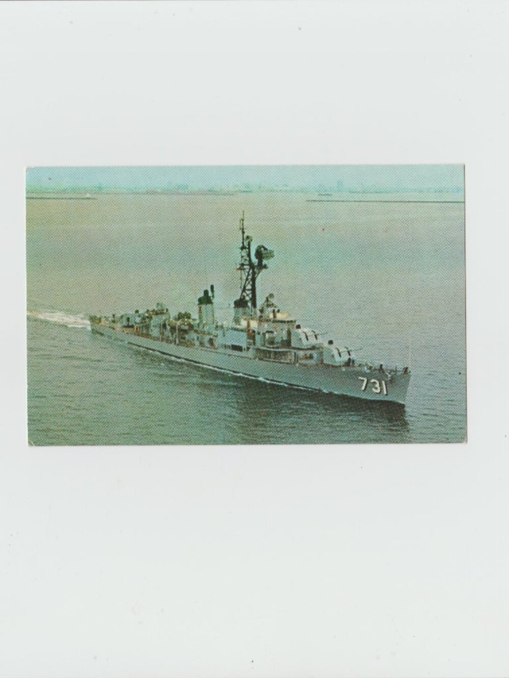 U.S.S. Maddox ( DD- 731) Destroyer Postcard